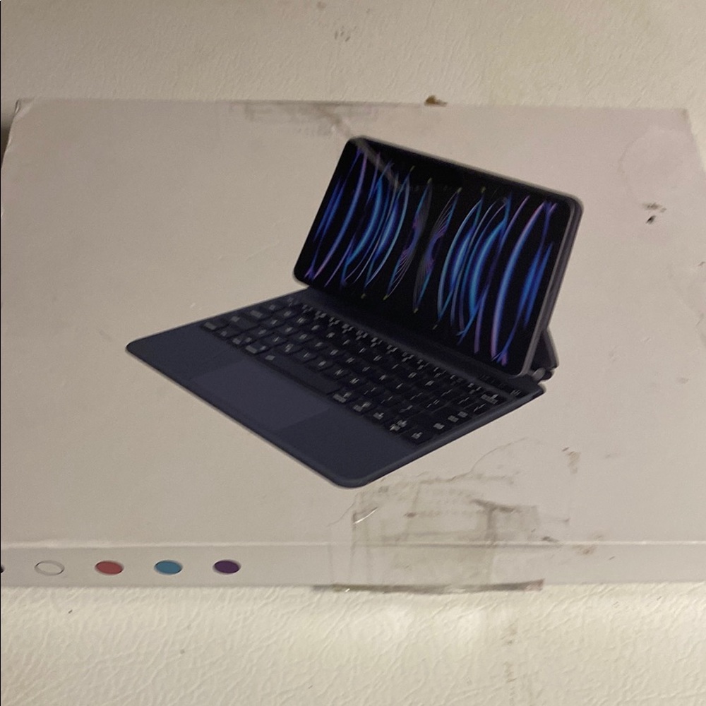 Purple Tablet Keyboard Accessory for Seamless Typing